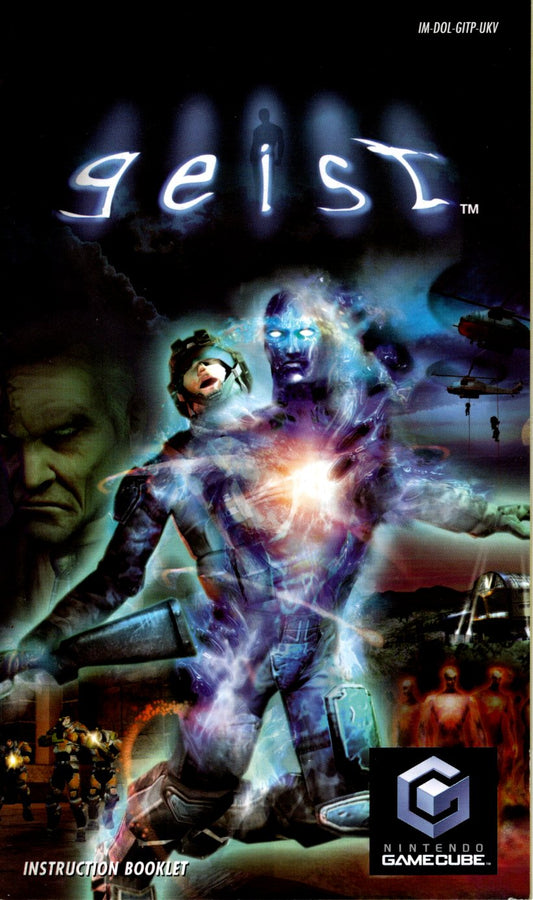 Nintendo Gamecube Instruction Booklet - Geist