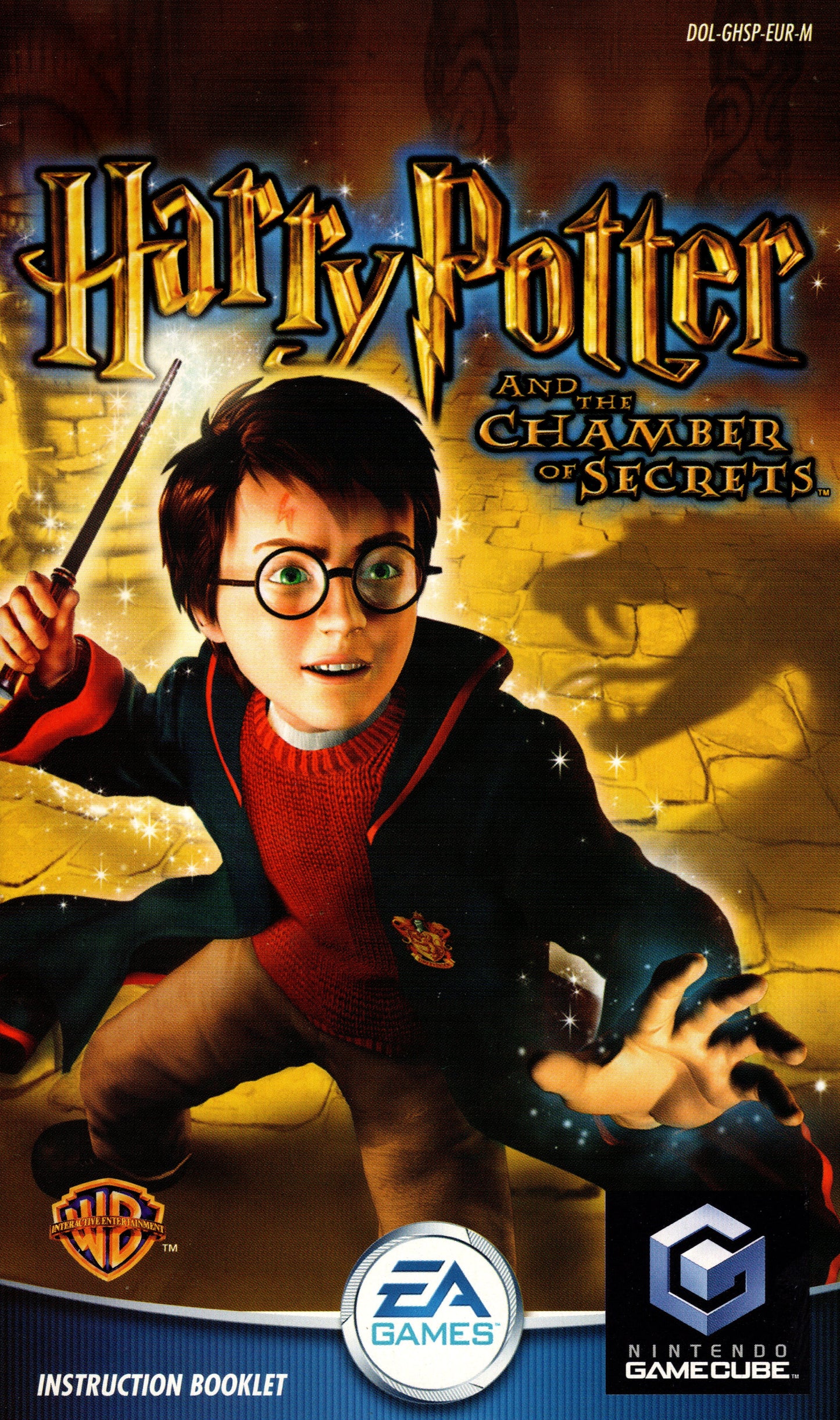 Nintendo Gamecube Instruction Booklet - Harry Potter and the Chamber of Secrets