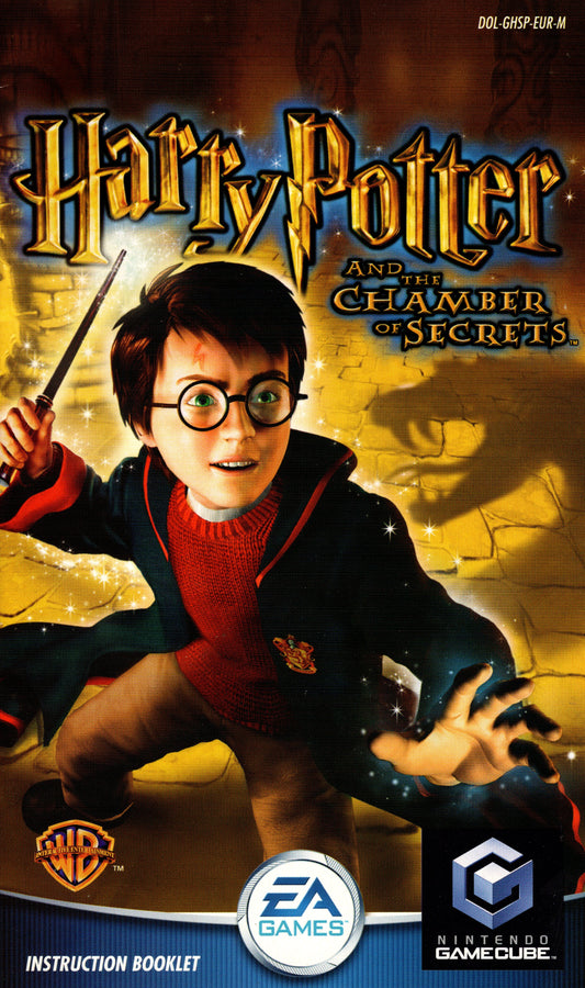 Nintendo Gamecube Instruction Booklet - Harry Potter and the Chamber of Secrets