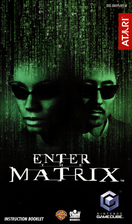 Nintendo Gamecube Instruction Booklet - Enter The Matrix
