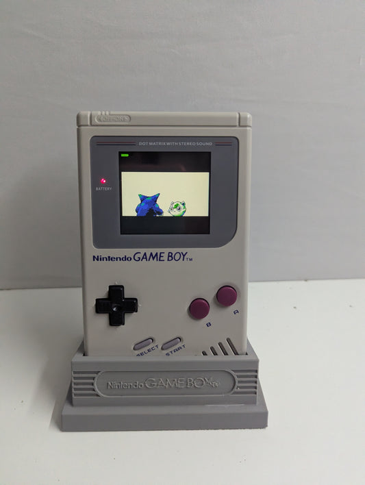 Original Gameboy - DMG-001 With Backlit LCD screen + new shell + USB C lithium battery