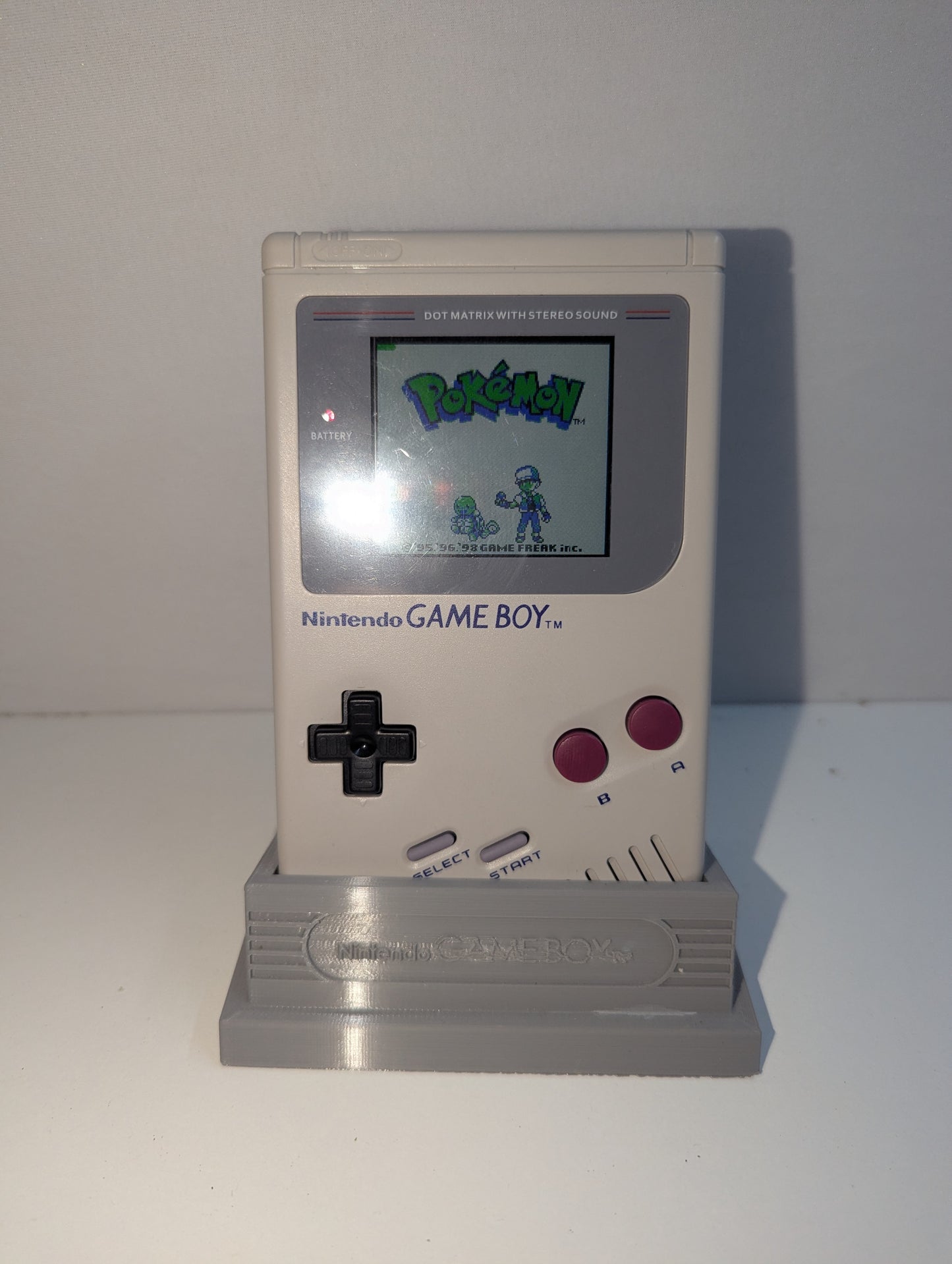 Original Gameboy - DMG-001 With Backlit LCD screen + new shell + USB C lithium battery