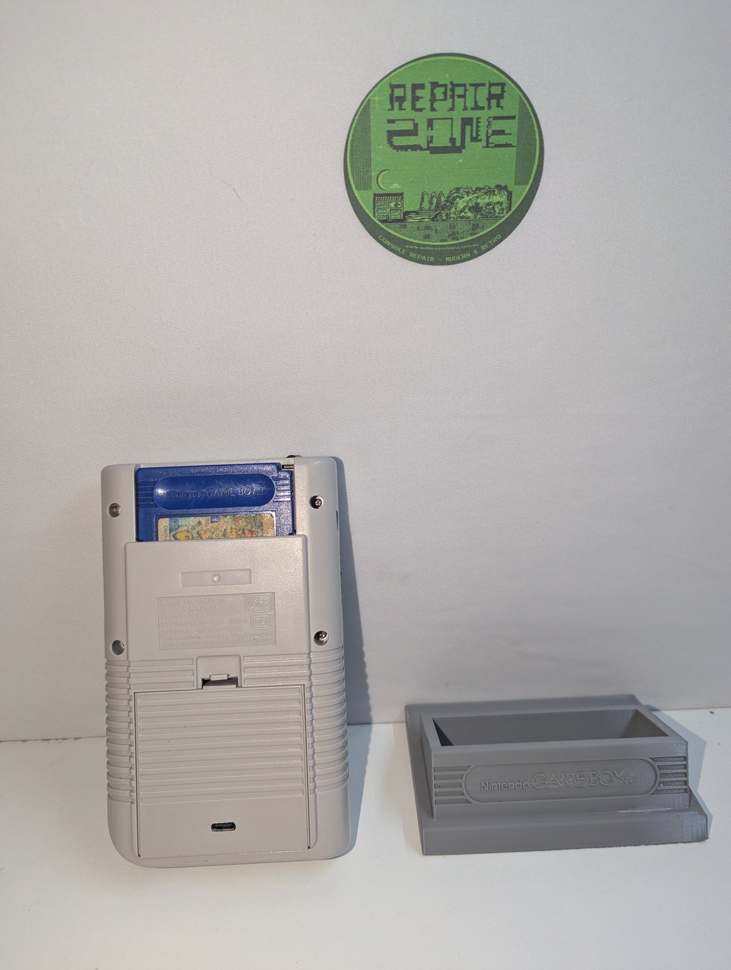 Original Gameboy - DMG-001 With Backlit LCD screen + new shell + USB C lithium battery