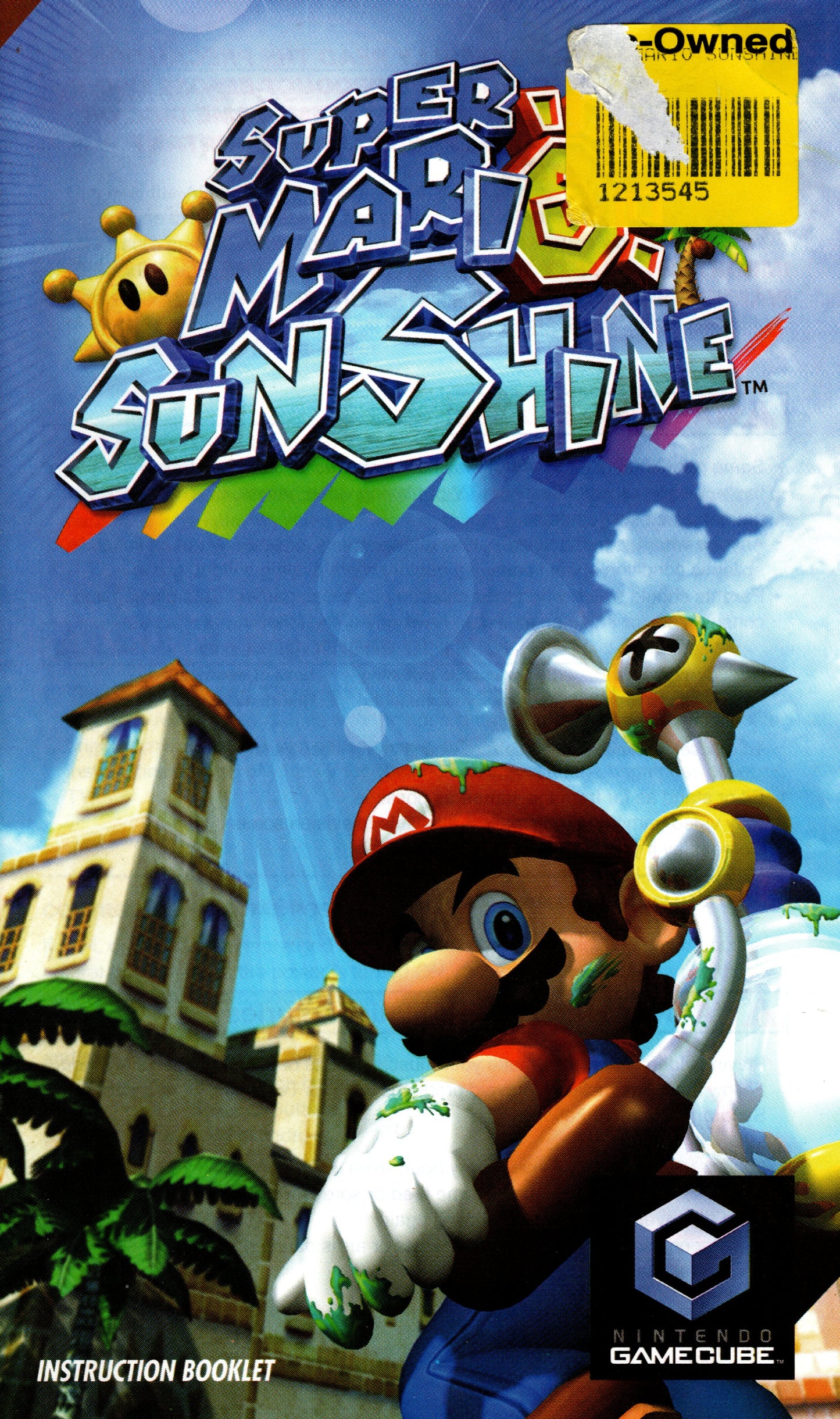 Nintendo Gamecube Instruction Booklet - Super Mario Sunshine